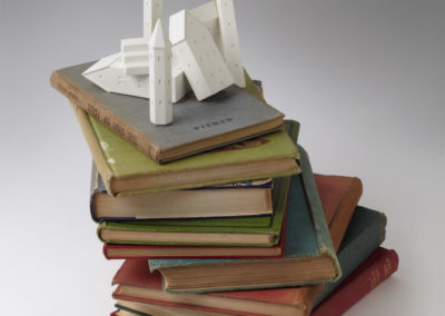 Nothing is Private A personal philosophy The Knowledge of Books is a sculpture series by Akane Takayama which considers the fragile nature of knowledge and human works.